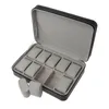 Watch Boxes Portable Box Display Case For Men Women Jewelry 10 Slot