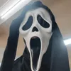 Party Masks Ghost Face Scream Movie Horror Mask Halloween Killer Cosplay Adult Costume Accessories Props 220922