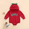 Rompers Lovely Baby Girl Boy Clothes Letter Romper Jumpsuit Bodysuit Outfit Autumn Winter Casual Cotton Hooded Rompers J220922