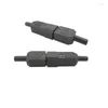 Acessórios de iluminação preto IEC 320 C14 3 pinos AC 250V 10A conector de isolamento de nylon do plugue masculino para C13 Adaptador de energia do soquete feminino