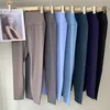 15Solid Color Womens Leggings مصممي اليوغا السراويل عالية الخصر محاذاة الرياضة الرياضة ارتداء Legging المرونة ليدة سراويل رياضية في الهواء الطلق