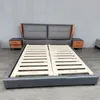 Mobili per camera da letto moderno moderno moderno minimalista in legno massimo letto matrimoniale camera da letto morbido foreskind
