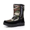 Boots Men Snow 2022 Camouflage Platform Winter Shoes High Quality Warm Non-slip Waterproof For -40 Degrees