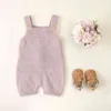 Rompers pasgeboren baby jongens meisjes romper playsuit overalls katoen gebreide mouwloze baby schattige konijn jumpsuit pasgeboren kleding J220922