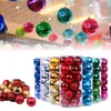 Рождественские украшения 24pc Merry Ball 3/4 см. Рождественский орнамент Tree Tree Wanging Party Home Cerseration Новый год 2022 Bolas de Navidad Y2209