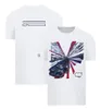 2023 Nouveau F1 T-shirt blanc Formule 1 Logo de l'équipe T-shirts graphiques Été Sports extrêmes Course Séchage rapide Hommes T-shirt Haut pour femme Jersey