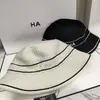 Hombras de cubo de diseñador de lujo Capas de béisbol de hombre negro Hats White Woven Fashions Diseñadores de pescadores Fedora Fedora S3216874