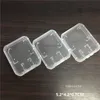 Hem 1000pcs/Lot Transparenta Clear Storage Boxes SD/SDHC Memory Case Lagring B￤r lager Box f￶r SD TF -kort LT047