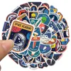 52pcs Cartoon Spaceship Astronauten Sticker Space Agency Graffiti Stickers voor DIY Bagage Laptop Skateboard Motorfietsfietsstickers