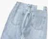 Pants Jeans Vintage Distressed Stitch Casual Large Men's And Women's Denim284N