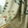 Curtain XUNTUO Modern Style Leaf High Blackout For Living Room Bedroom Tulle In Kitchen Window Treatment Custom Drapes