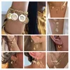 Charms Moon Star -kontakter f￶r smycken som g￶r Angel Eros Arrow Diy Armband Halsband Charm Copper Mosaic CZ