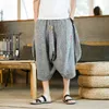 Spodnie męskie haftowe spodnie haremowe swobodny wiosna lato mężczyźni w lupgy spodni vintage strejowe presie mężczyzna luźne jogging 5xl 220922