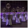 Party Decoration Led Bobo Balloons Transparent Light Up Helium Style Glow Bubble With String Lights For Birthday Wedding Packing2010 AM4VR