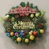 Décorations de Noël 4cm6cm24pcs boules décorations d'ornement pour la maison arbre suspendu boule de boule nouvel an Navidad fête décor fournitures Y2209