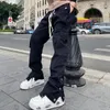 Pantalon masculin Fashion chic Men de cargaison de cargaison Joggers de street