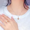 Кластерные кольца любители ювелирные украшения естественный авентурин для женщин S925 Цвет серебро серебристые режима серебристого серебряного изделия Anillos de Pure Gemstone Кольцо самки