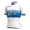 ヨーロッパのUECサイクリングジャージーセットチャンピオンメンズロパシクリスモ服MTBバイク衣料品自転車服2023 CCLINGユニフォーム2XS-6XL L9