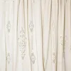 Kurtyna retro ręcznie robione bawełniane zasłony lniane z frędzlami szydełkowymi pustymi koronkowymi krawędziami na żaluzje w salonie prysznic