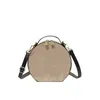 Merk dames munt portemonnees klassieke gecoate presbyopia one-shoulder crossbody varsity round cake tas