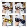Óculos de sol Retro preto vintage Eyewear Men, óculos de sol, mulheres quadradas de grande tamanho Goggle
