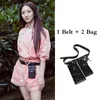 Taille Taschen Frauen Mode Leder Gürtel Crossbody Brust Mädchen Fanny Pack Kleine Telefon Bum Strap S A1234 220922