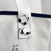 Broches schattige pin cartoon panda buenamel denim shirt kraag revers badges voor vrienden kinderen cadeau dier sieraden