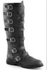 Boots Men Male Man PU Leather Plus Size Mid-calf Low Heels Knight Shoe Mens Zapatos De Hombres Personlizar SM0135