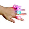 LED LIGHT UP RINGS GLOW Party Favors Flashing Kids Prêmios Toys Box Birthday Recompensas de Clanta de Aula Taouro de Páscoa Suprimentos DH3875