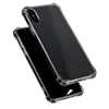 Étuis de téléphone portable pour iPhone 14 Pro Max 13 Mini 12 11 Xs Xr X 8 7 Plus Couverture arrière en TPU souple antichoc transparente