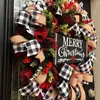 Flores decorativas 28/35cm Christmas Wreath Wreath