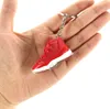Diseñador 11a generación Sneakers Keychains 3d mini a mano PVC Soft goma Sports Sports Keychain accesorios de joyas colgantes