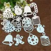 Cutting Mat 8 pcs christmas frame die cutting templates for DIY Scrapbooking decorative embossing craft template