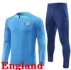 22 23 24 25 25 Inglaterra Treinamento de futebol de tracksuit Soccer Suit de treinamento Kane Sterling Ziyech Mount Foden Saka 24/25 CFC Arsen Homem Crianças Futebol Nacional Conjunto Uniforme 5A6a