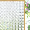 Window Stickers UV Static Cling Dekorativ integritetsfärgat glasfilm 3D Laser Sunshine Diamond Flower Thicking Decor 45/90