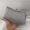 Avondtassen gouden koppeling tas glitter kraal ontwerp elegante vrouw feestzakken vintage mode bruids beurs zilveren handtassen zb-9 220922