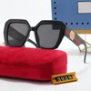 Luxusmarke Sonnenbrille mit übergroßem Rahmen, Farbverlaufslinse, modisches, klassisches Design, quadratisch, für Männer und Frauen, Sonnenbrille UV400 3029
