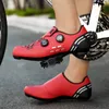 Scarpe antinfortunistiche MTB Ciclismo Tacchetti SPD Uomo Stivali bici da strada autobloccanti Donna Racing Speed Sneaker Calzature da mountain bike in carbonio 220922