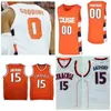 SJ Syracuse Orange College Basketball Jersey 15 Anthony 44 Derrick Coleman 11 Oshae Brissett 0 Adrian Autry 4 Antonio Balandi Custom Stitched