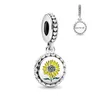 925 Silver Fit Charm 925 Bracelet New European MY Pet Dog Cat Forget Me Not Flower charms set Pendant DIY Fine Beads Jewelry5177967