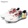 Safety Shoes Cycling MTB Men Sports Route Cleat Road Bike Speed Flat Sneaker Racing Women Bicycle Mountain Spd Biking Footwear 220922