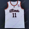 NIK1 2021 Illinois Fighting Illini Basketball Jersey NCAA College Ayo Dosunmu Kofi Cockburn Trent Frazier Da'monte Williams Adam Miller Andre