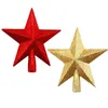 Christmas Decorations 15/20Cm Glitter Stars Tree Topper Decoration Five-Pointed Star Xmas Ornaments For Year Navidad Party Supplies