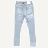 Pantaloni Jeans Vintage Distressed Casual Large Denim da uomo e da donna