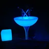 16 colors Changing Lighting Led Bar Furniture Illuminous Glowing Coffee Bar Table For Indoor D66xH58cm