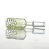 colored quartz banger smoke nail with deep carving pattern bangers for glass water bongs oil rigs