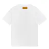 2023SS 봄과 여름 트렌드 패션 단락 티셔츠 고품질 자카드 느슨한 캐주얼 여성 남성 남성 흑백 G4S332
