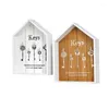 Haken haak muursleutels houder home toetsenbord ontvangst sleutel doos plank sieraden hangend houten