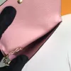 Unisex bag card holder Wallet Female Designer Luxury handbags Leather Key Holder Wallets Fashion Woman men Purses Short mini bags purse Keychain Case With Box