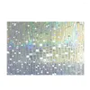 Window Stickers 1 Sheet Static Glass Decals Privacy Film Sticker For Home Bathroom